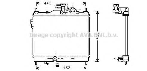 AVA QUALITY COOLING HY2103 Радіатор, охолодження двигуна