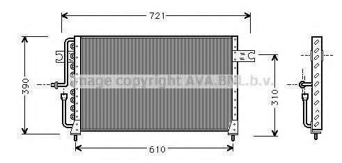 AVA QUALITY COOLING HY5035 Конденсатор, кондиціонер