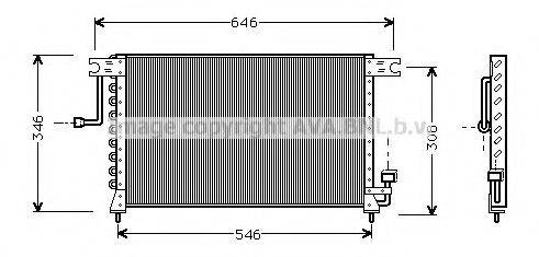 AVA QUALITY COOLING HY5037 Конденсатор, кондиціонер