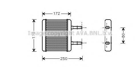 AVA QUALITY COOLING HY6137 Теплообмінник, опалення салону