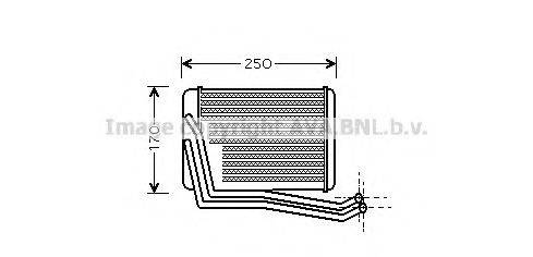 AVA QUALITY COOLING HY6142 Теплообмінник, опалення салону