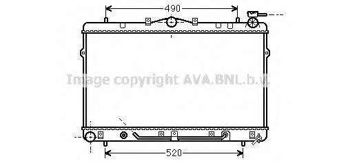 AVA QUALITY COOLING HYA2044 Радіатор, охолодження двигуна
