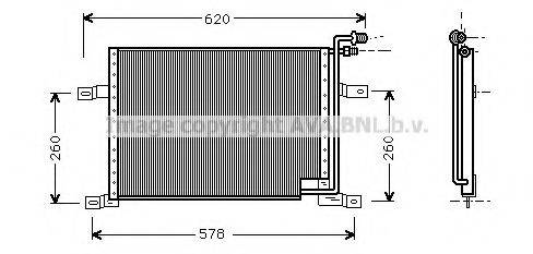 AVA QUALITY COOLING JE5010 Конденсатор, кондиціонер