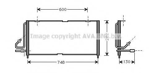 AVA QUALITY COOLING JE5027 Конденсатор, кондиціонер