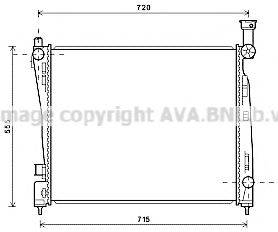 AVA QUALITY COOLING JEA2054 Радіатор, охолодження двигуна