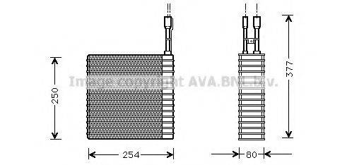 AVA QUALITY COOLING JEV031 Випарник, кондиціонер