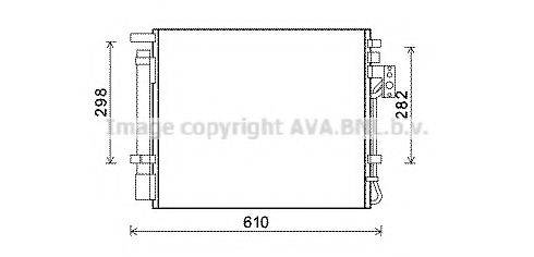 AVA QUALITY COOLING KA5149D Конденсатор, кондиціонер