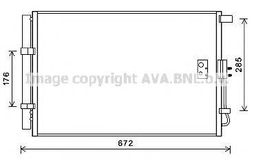 AVA QUALITY COOLING KA5229D Конденсатор, кондиціонер