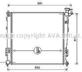 AVA QUALITY COOLING KAA2239 Радіатор, охолодження двигуна