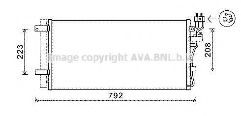 AVA QUALITY COOLING KAA5148D Конденсатор, кондиціонер