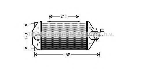 AVA QUALITY COOLING LC4086 Інтеркулер