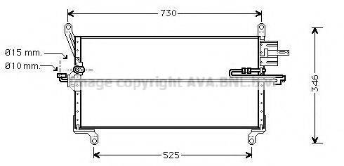 AVA QUALITY COOLING LC5069D Конденсатор, кондиціонер