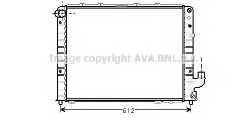 AVA QUALITY COOLING LCA2059 Радіатор, охолодження двигуна