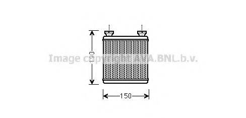 AVA QUALITY COOLING MC6014 Теплообмінник, опалення салону