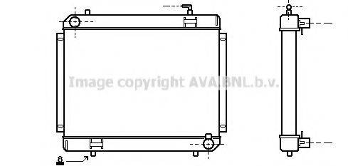 AVA QUALITY COOLING ME2114 Радіатор, охолодження двигуна