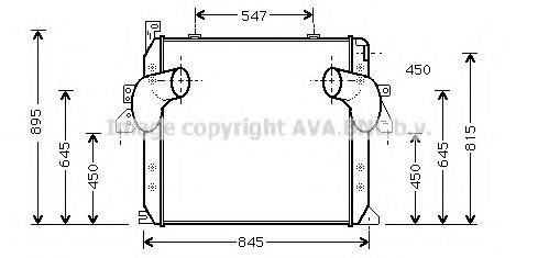 AVA QUALITY COOLING ME4178 Інтеркулер