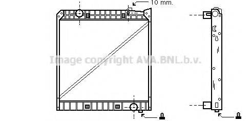 AVA QUALITY COOLING MEA2147 Радіатор, охолодження двигуна