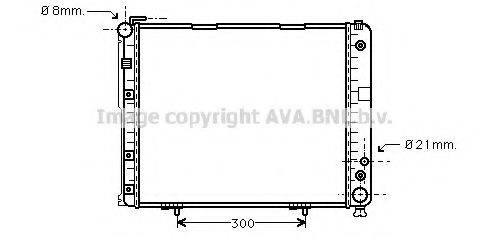 AVA QUALITY COOLING MS2178 Радіатор, охолодження двигуна