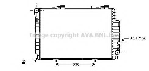 AVA QUALITY COOLING MS2263 Радіатор, охолодження двигуна