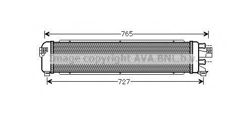 AVA QUALITY COOLING MS2485 Радіатор, охолодження двигуна