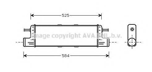 AVA QUALITY COOLING MS4285 Інтеркулер