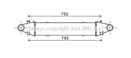 AVA QUALITY COOLING MS4525 Інтеркулер