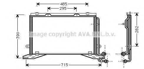 AVA QUALITY COOLING MS5268 Конденсатор, кондиціонер