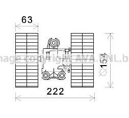 AVA QUALITY COOLING MS8632 Електродвигун, вентиляція салону