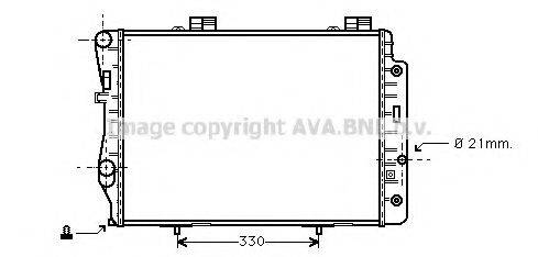 AVA QUALITY COOLING MSA2173 Радіатор, охолодження двигуна