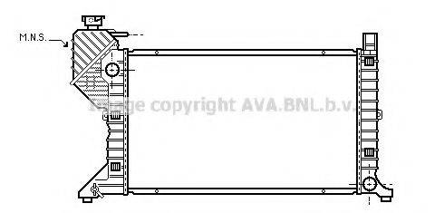 AVA QUALITY COOLING MSA2183 Радіатор, охолодження двигуна