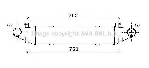 AVA QUALITY COOLING MSA4596 Інтеркулер