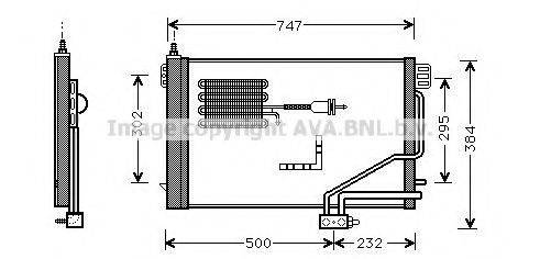 AVA QUALITY COOLING MSA5298D Конденсатор, кондиціонер