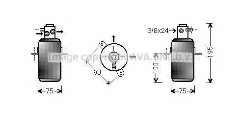 AVA QUALITY COOLING MSD266 Осушувач, кондиціонер