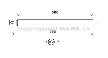 AVA QUALITY COOLING MSD663 Осушувач, кондиціонер