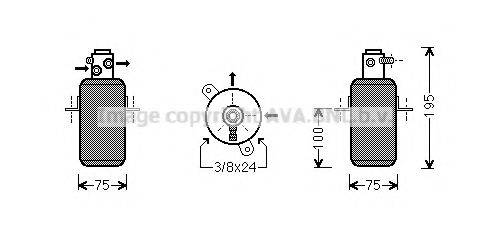 AVA QUALITY COOLING MSD668 Осушувач, кондиціонер