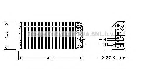 AVA QUALITY COOLING MSV009 Випарник, кондиціонер