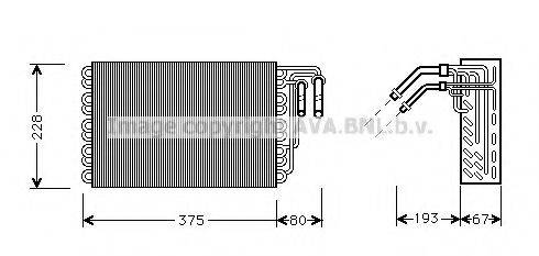 AVA QUALITY COOLING MSV020 Випарник, кондиціонер