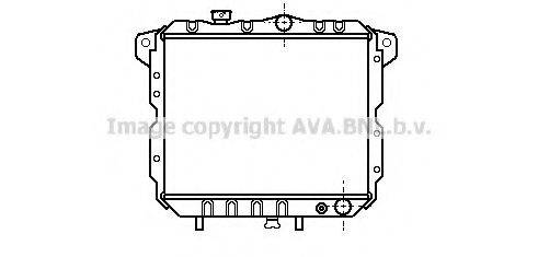 AVA QUALITY COOLING MT2023 Радіатор, охолодження двигуна