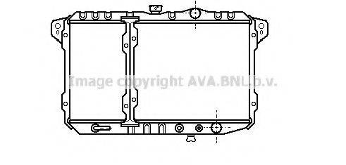 AVA QUALITY COOLING MT2024 Радіатор, охолодження двигуна