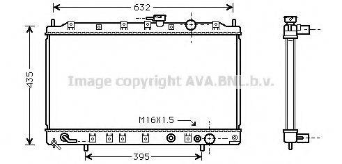 AVA QUALITY COOLING MT2127 Радіатор, охолодження двигуна