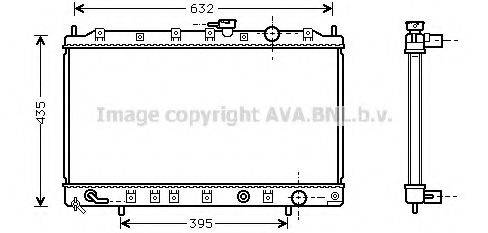 AVA QUALITY COOLING MT2133 Радіатор, охолодження двигуна