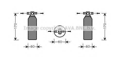 AVA QUALITY COOLING MTD155 Осушувач, кондиціонер