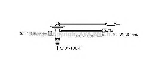 AVA QUALITY COOLING MZ1247 Розширювальний клапан, кондиціонер