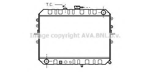 AVA QUALITY COOLING MZ2045 Радіатор, охолодження двигуна