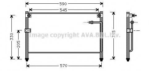 AVA QUALITY COOLING MZ5112 Конденсатор, кондиціонер