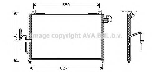 AVA QUALITY COOLING MZ5159 Конденсатор, кондиціонер