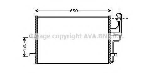 AVA QUALITY COOLING MZ5186 Конденсатор, кондиціонер