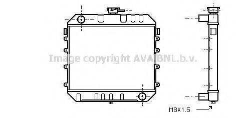 AVA QUALITY COOLING OL2006 Радіатор, охолодження двигуна