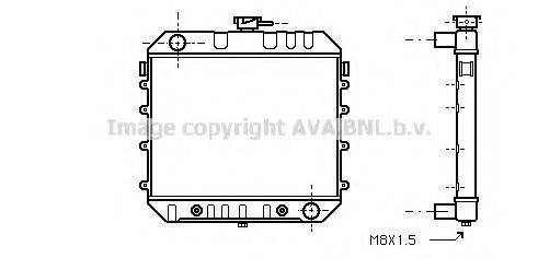 AVA QUALITY COOLING OL2234 Радіатор, охолодження двигуна