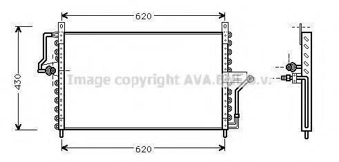 AVA QUALITY COOLING OL5223 Конденсатор, кондиціонер